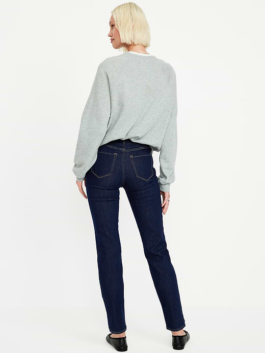 Old Navy High-Waisted Wow Straight Ankle Jeans — photo 5