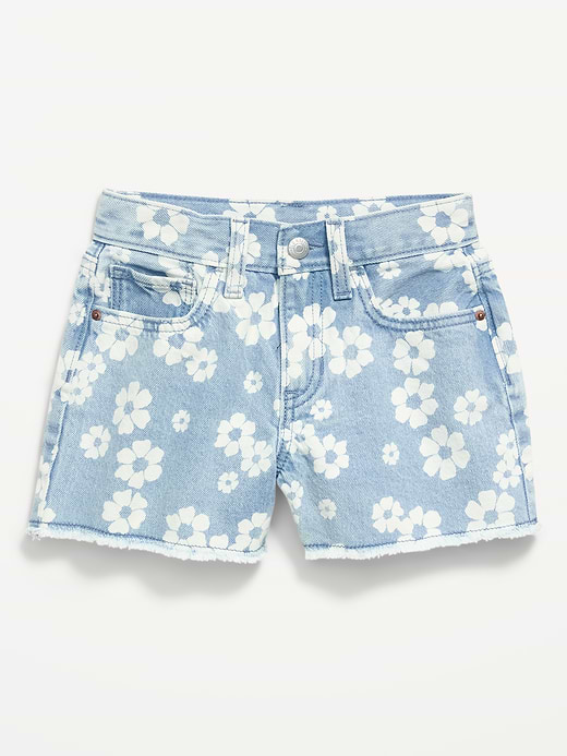 Old Navy High-Waisted Ripped Frayed-Hem Jean Shorts for Girls — photo 5
