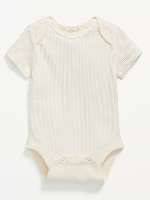 Old Navy Unisex Short-Sleeve Rib-Knit Bodysuit for Baby — photo 1