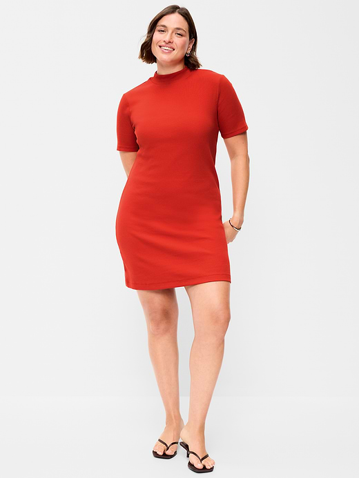 Old Navy Snug Mock-Neck Bodycon Mini Dress — photo 7