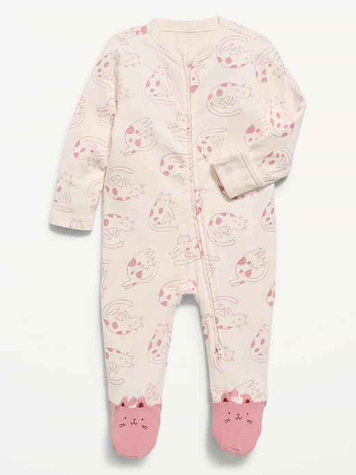 Old Navy Unisex 2-Way-Zip Sleep & Play Footed One-Piece for Baby — photo 1