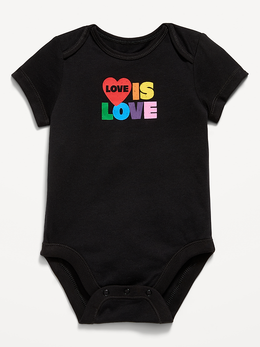 Old Navy Unisex Short-Sleeve Logo-Graphic Bodysuit for Baby — photo 1