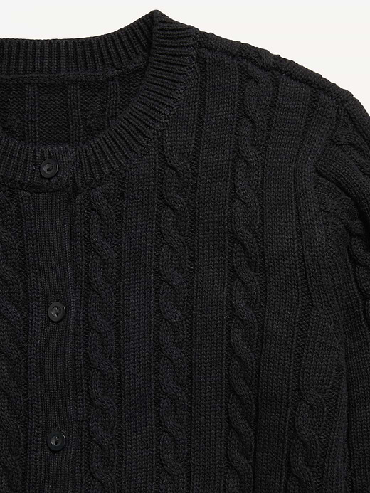 Old Navy Cable-Knit Cardigan Sweater for Girls — photo 5