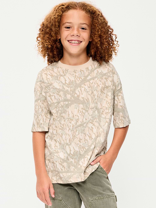 Old Navy Oversized Short-Sleeve Pocket T-Shirt for Boys — photo 1
