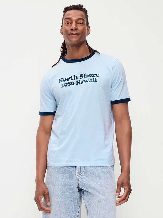 Old Navy Graphic Ringer T-Shirt