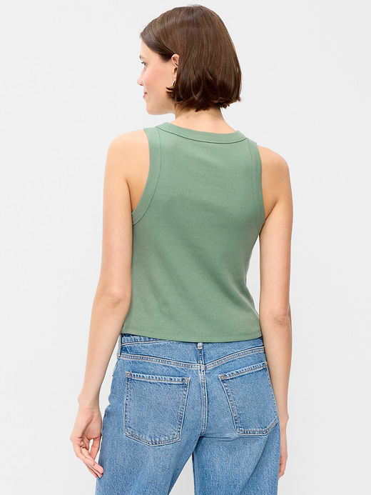 Old Navy Crop Ribbed Tank Top — photo 3