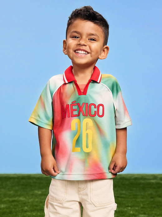 Old Navy FIFA World Cup 26™ Argentina Unisex Lifestyle Collared Jersey T-Shirt for Toddler — photo 1