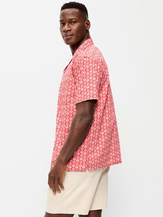 Old Navy Short-Sleeve Floral Camp Shirt — photo 3