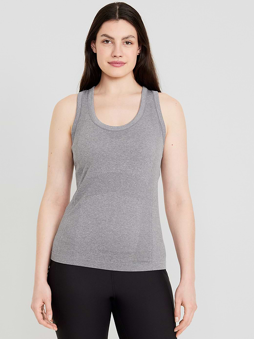 Old Navy Fluid Seamless Fitted Tank Top — photo 6