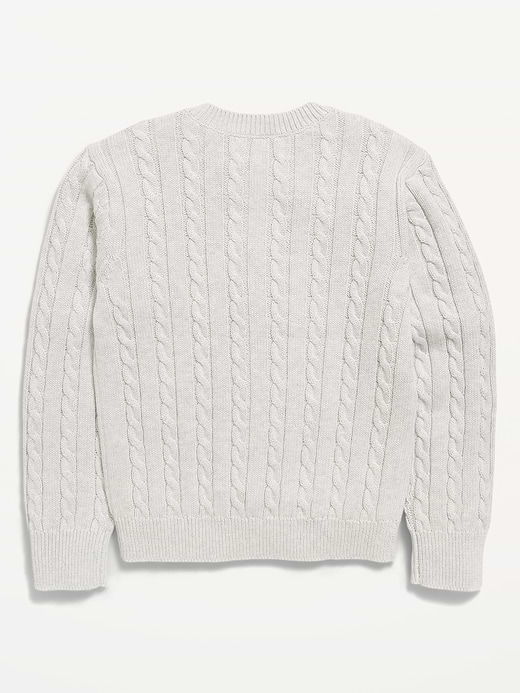 Old Navy Cable-Knit Cardigan Sweater for Girls — photo 4