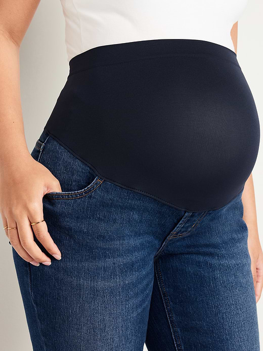 Old Navy Maternity Full Panel Wow Boyfriend Jeans — photo 6