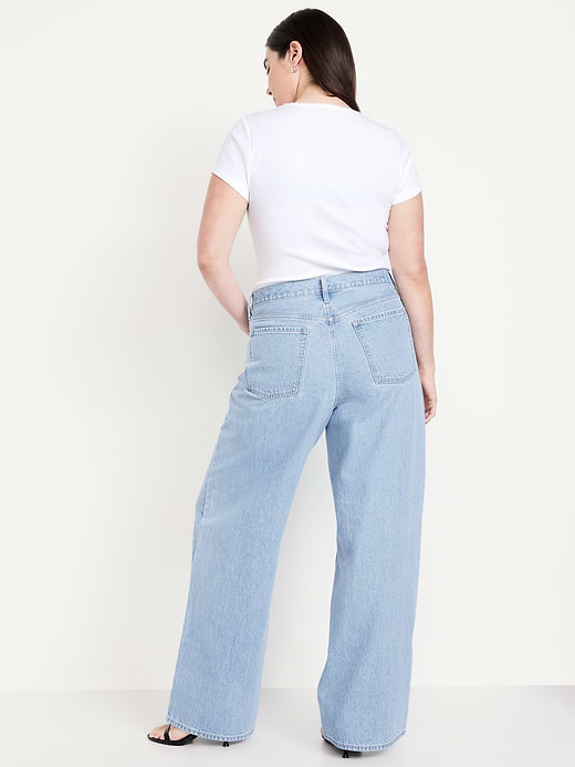 Old Navy Mid-Rise Wow Baggy Wide-Leg Jeans — photo 8