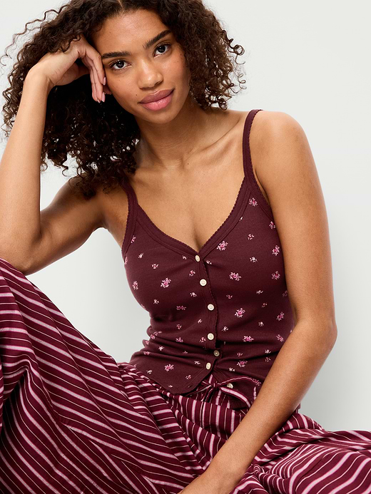 Old Navy Button-Front Cami Tank Top — photo 4