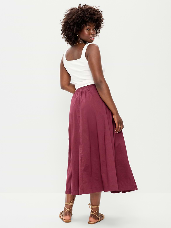 Old Navy Poplin Midi Skirt — photo 7