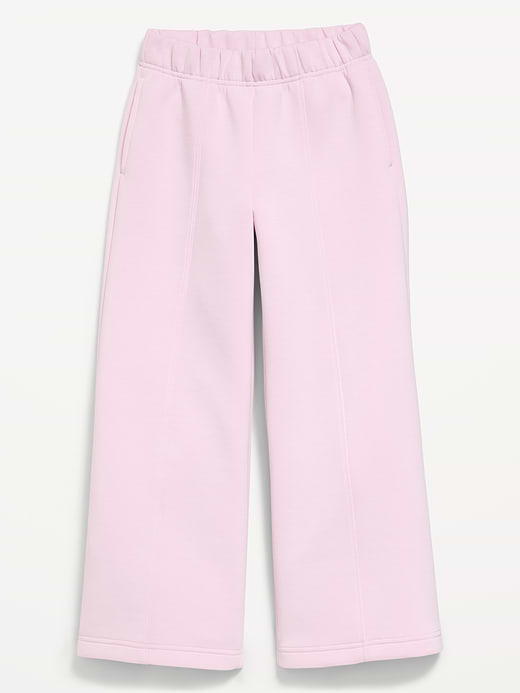 Old Navy High-Waisted Bounce Fleece Wide-Leg Sweatpants for Girls — photo 1