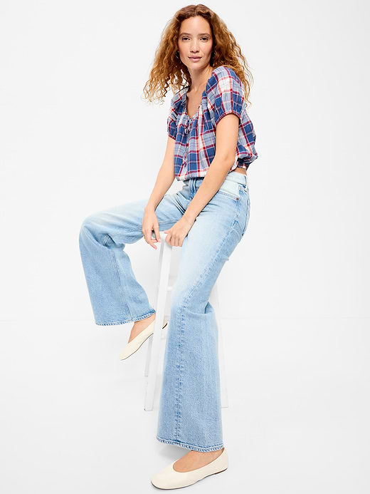 Old Navy Short-Sleeve Bubble Top — photo 4