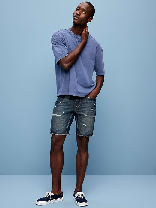 Old Navy Baggy Carpenter Jean Shorts-- 10-inch inseam