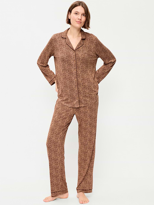Old Navy Sunday Sleep Knit Jersey Pant Set — photo 1