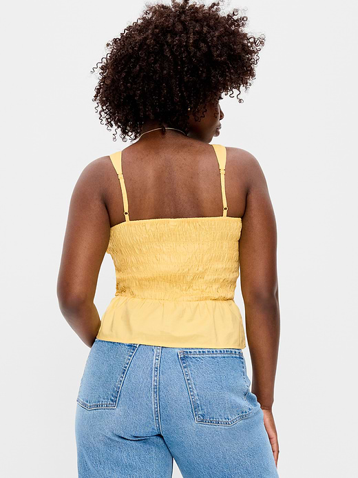 Old Navy Smocked Peplum Tank Top — photo 6