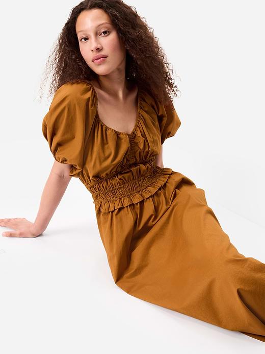 Old Navy Fit & Flare Prairie Midi Dress — photo 4