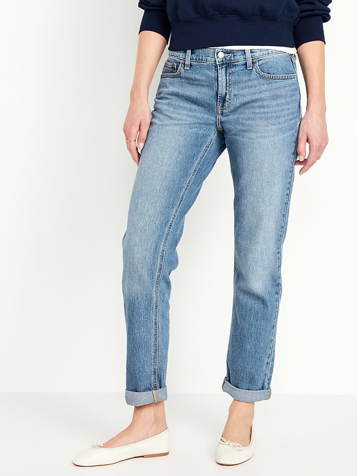 Old Navy Mid-Rise Wow Boyfriend Straight Jeans — photo 3