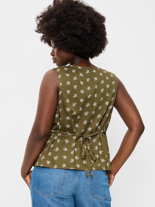 Old Navy Sleeveless V-Neck Tie-Back Top — photo 7