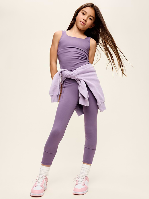 Old Navy High-Waisted StudioSmooth 7/8 Leggings for Girls — photo 4