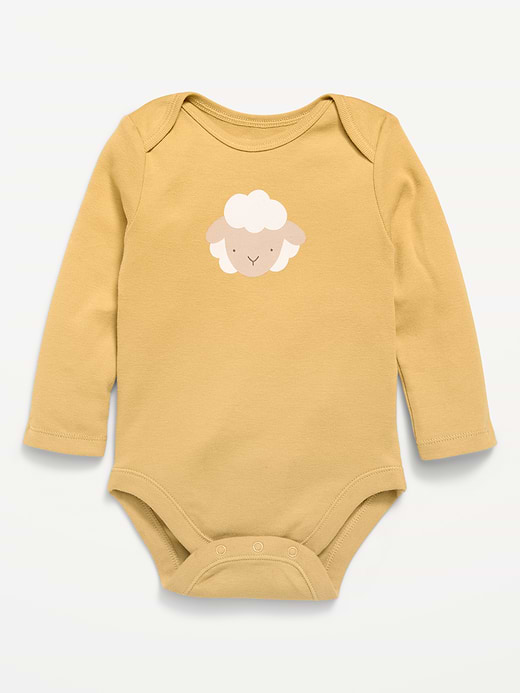 Old Navy Long-Sleeve Graphic Bodysuit for Baby — photo 1