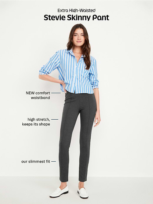 Old Navy Extra High-Waisted Stevie Skinny Pants — photo 6