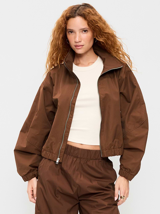 Old Navy Twill Utility Zip-Front Jacket — photo 1