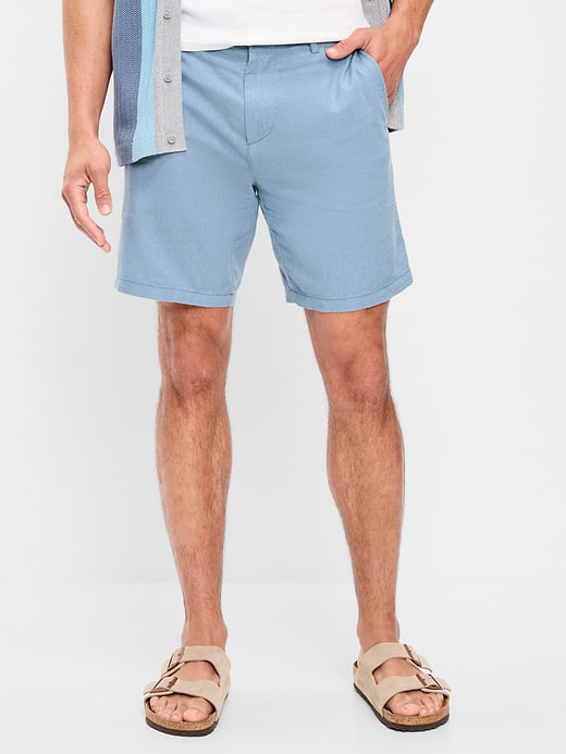Old Navy Slim Built-In Flex Rotation Chino Shorts -- 8-inch inseam — photo 3