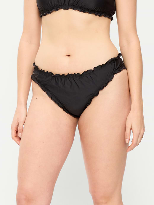 Old Navy Mid-Rise Ruffle Trim Swim Bottoms — photo 6