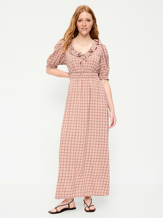 Old Navy Ruffle-Collar Boho Maxi Dress — photo 1