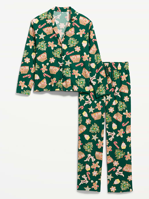 Old Navy Printed Flannel Pajama Pant Set for Women — photo 4