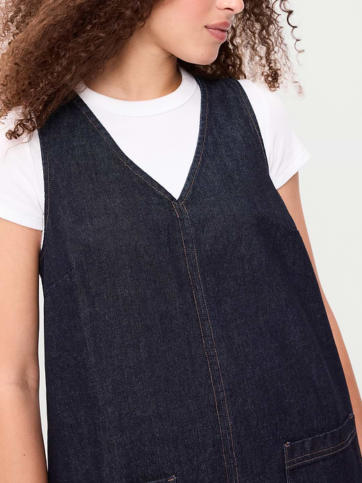 Old Navy Sleeveless Pinafore Mini Dress — photo 5
