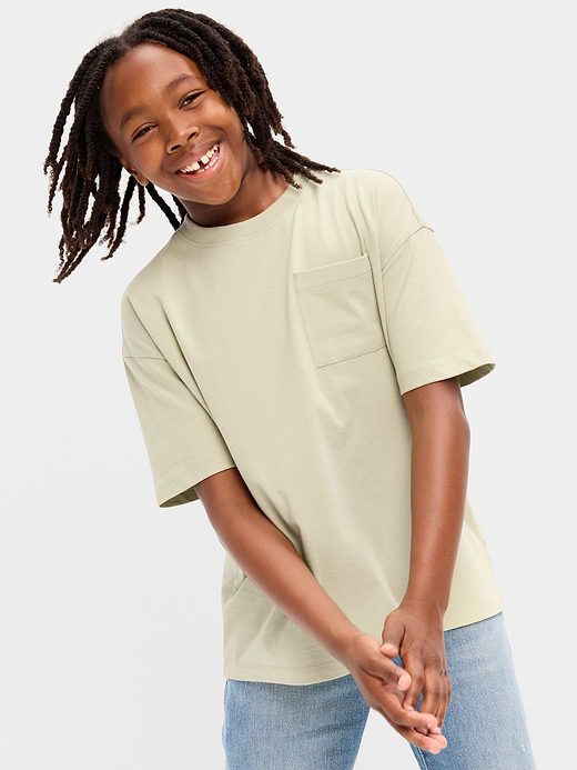 Old Navy Oversized Short-Sleeve Pocket T-Shirt for Boys — photo 1