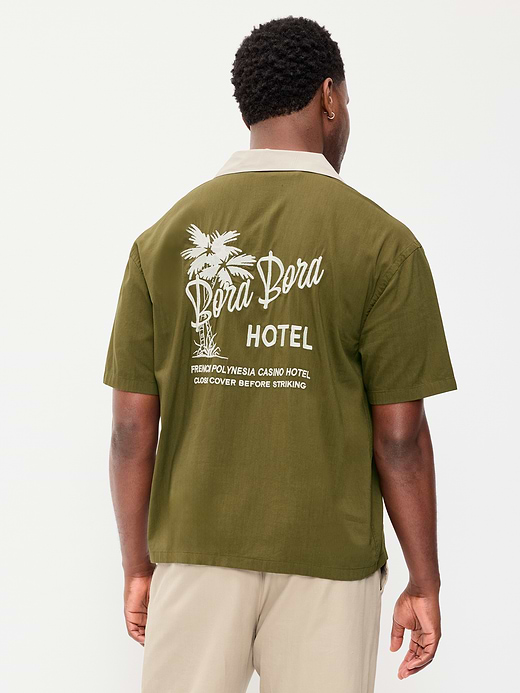 Old Navy Short-Sleeve Heavyweight Graphic Shirt — photo 3
