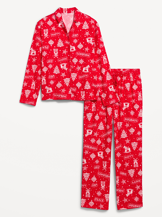 Old Navy Printed Flannel Pajama Pant Set for Women — photo 4