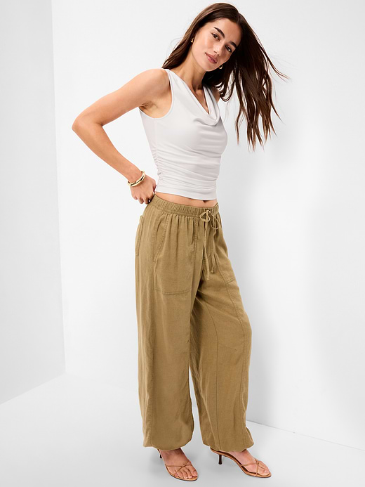 Old Navy Asymmetrical Side-Cinch Tank Top — photo 4