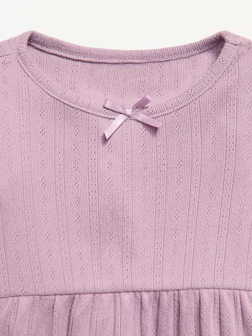 Old Navy Long-Sleeve Pointelle-Knit Top and Pants Set for Baby — photo 4