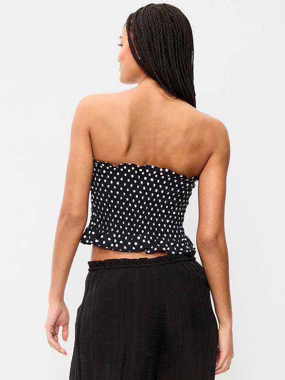 Old Navy Smocked Bodice Tube Top — photo 3