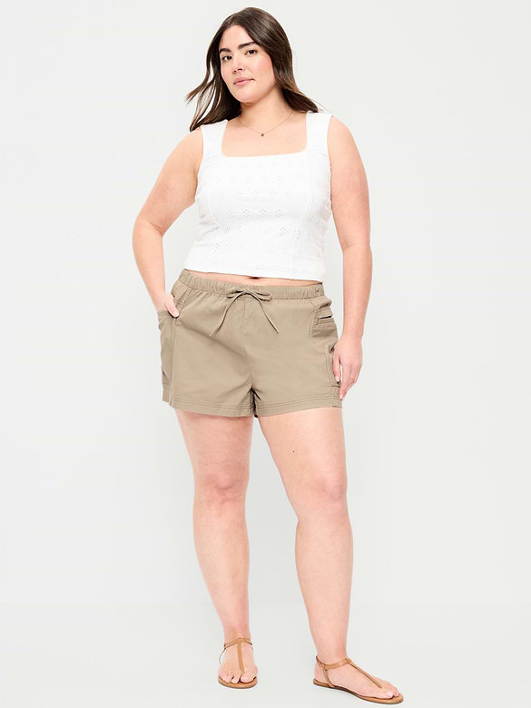 Old Navy High-Waisted Pull-On Utility Shorts — photo 5
