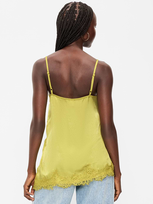 Old Navy Asymmetrical Lace-Trim Cami Top — photo 3
