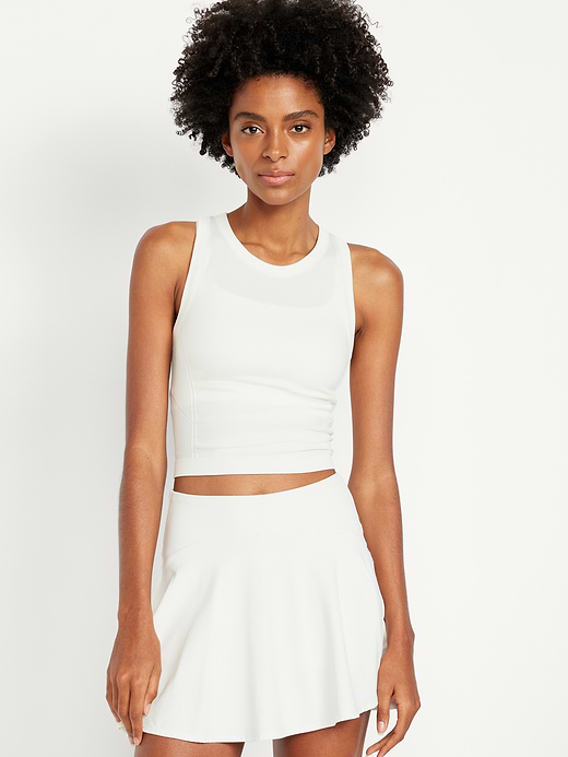 Old Navy Fluid Seamless Fitted Crop Tank Top — photo 1