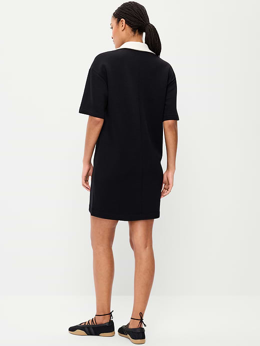 Old Navy Bounce Fleece Short-Sleeve Polo Dress — photo 3