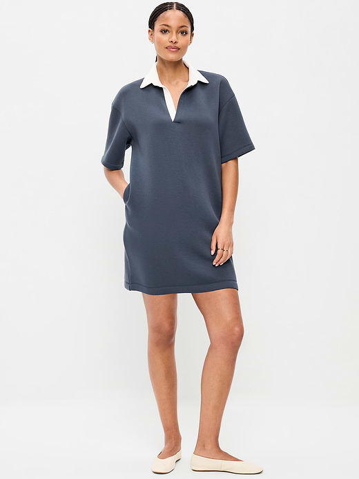 Old Navy Bounce Fleece Short-Sleeve Polo Dress — photo 1