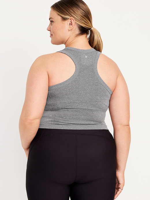 Old Navy Fluid Seamless Fitted Crop Tank Top — photo 9