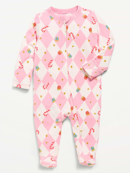 Old Navy 2-Way-Zip Sleep & Play Footed One-Piece for Baby — photo 3