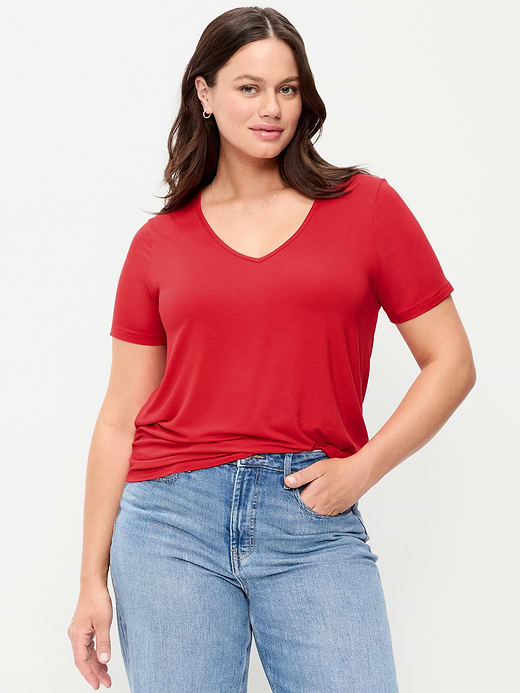 Old Navy Luxe Slub-Knit T-Shirt — photo 6