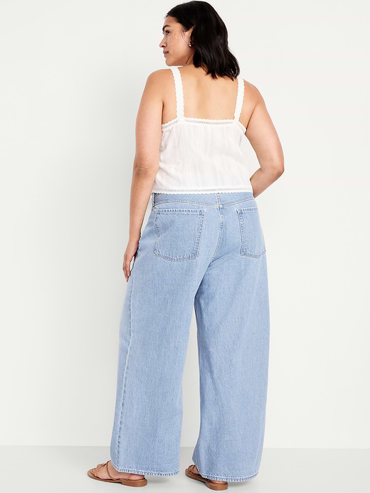 Old Navy Mid-Rise Wow Baggy Wide-Leg Jeans — photo 10